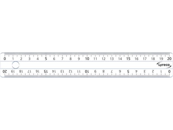 Linjal LYRECO 20cm