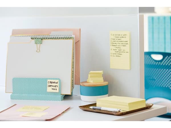 Notes POST-IT SS Z-block 76x76mm gul 12st