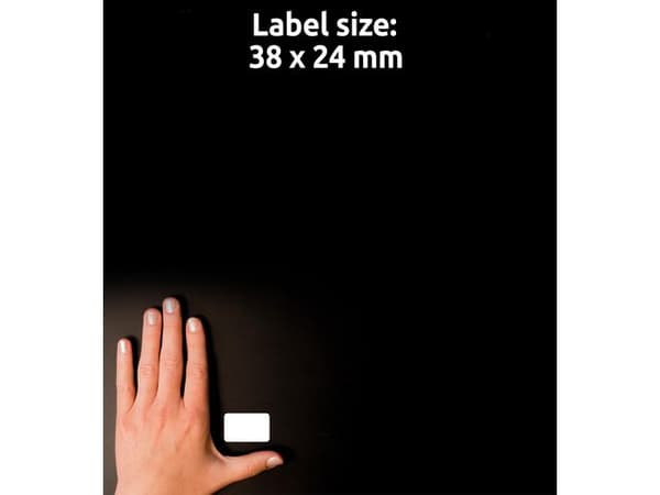 Etikett AVERY handskriv 38x24mm 63/fp