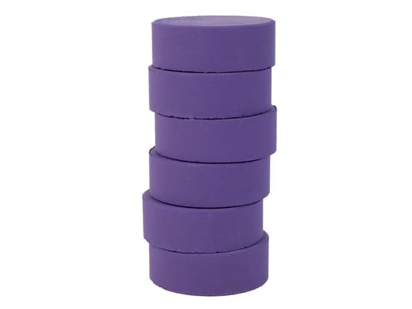 Färgpuckar 57mm, lila 6/fp