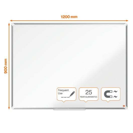 Whiteboard NOBO premium emalj 120x90cm