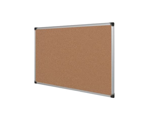 Anslagstavla BI-OFFICE kork 90x60cm