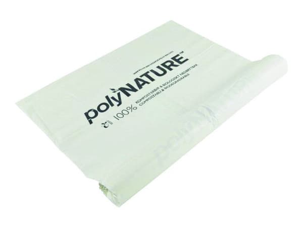 Plastsäck BIO POLYNAT 125L 25my vit10/rl 10st