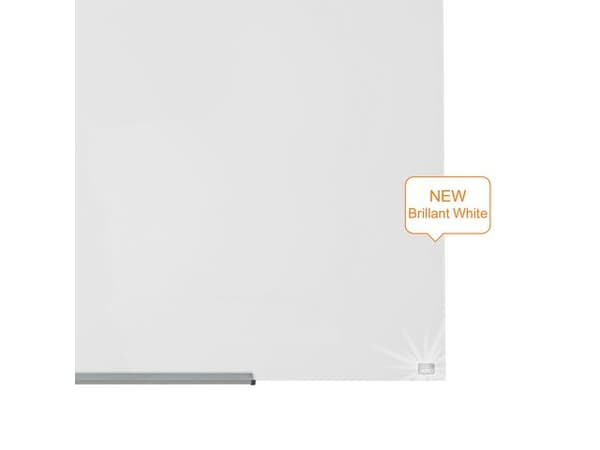 Glastavla NOBO 57' Widescreen vit