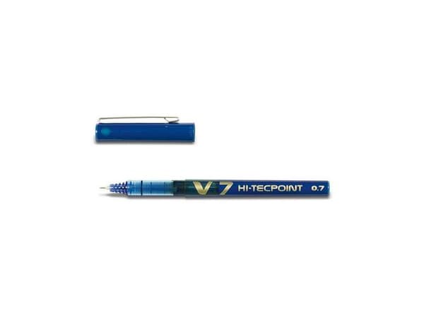 Bläckkulpenna PILOT Hi-Tec V7 0,7 blå 12st