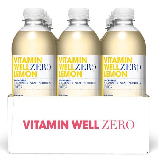 Dryck VITAMIN WELL Zero Lemon 50cl 12st