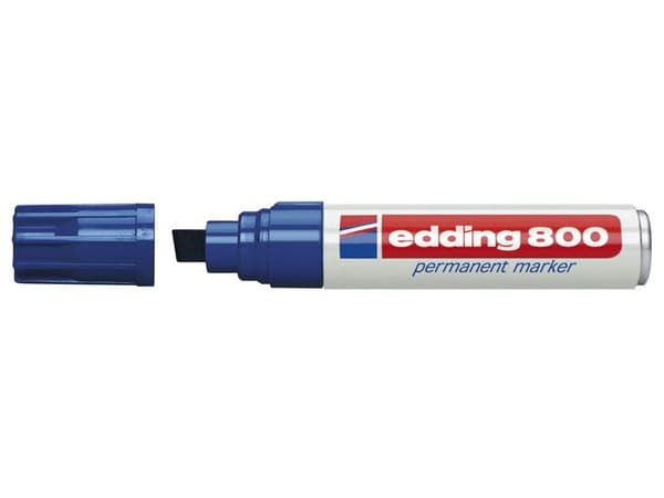 Märkpenna EDDING 800 blå 5st