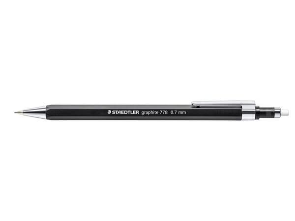 Stiftpenna STAEDTLER 778 0,7mm svart