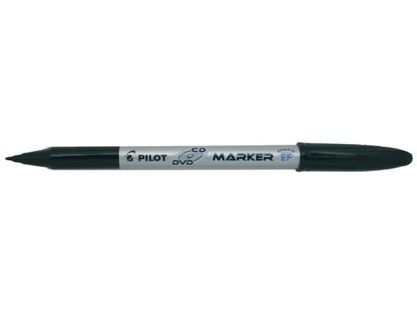 Märkpenna PILOT CD-DVD svart 10st