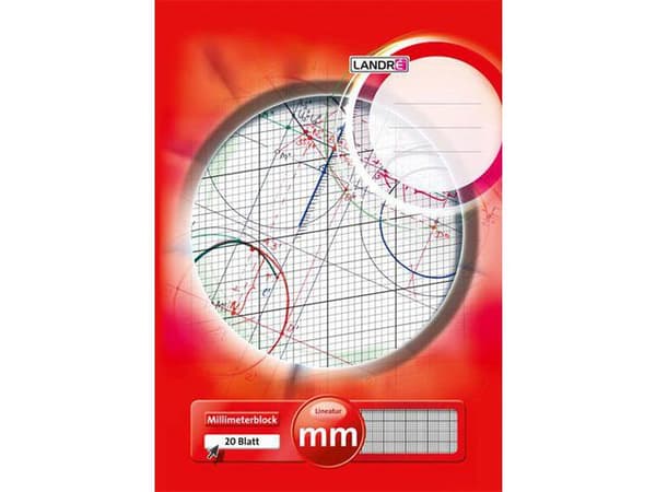 Millimeterblock LANDRÈ A3 20 blad 10st