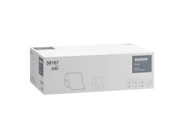 Handduk KATRIN System Plus M2 vit 6/fp