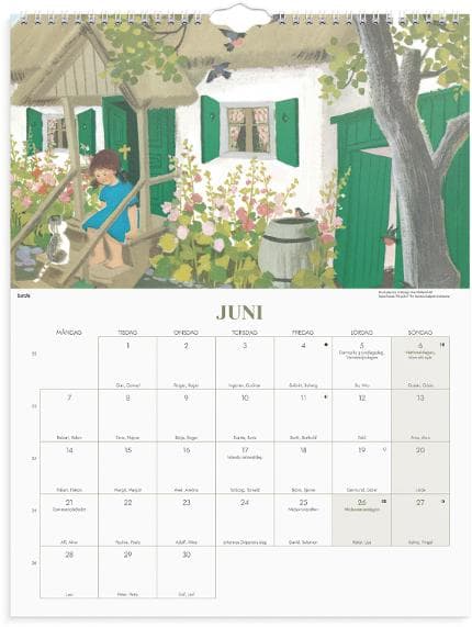 Väggkalender Ilon Wikland 2027