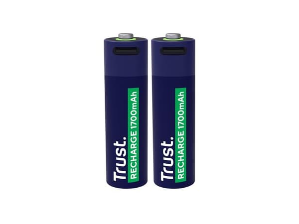 Batteri Laddbar TRUST AA USB-C 2/fp