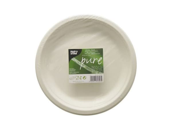 Tallrik PURE 23cm vit 50/fp