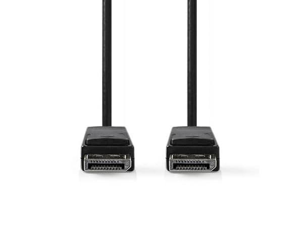 Kabel NEDIS DP hane - DP hane 3m svart