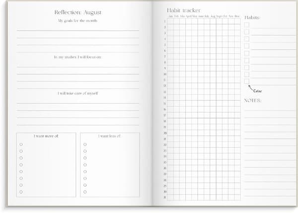 Student Planner beige 26/27