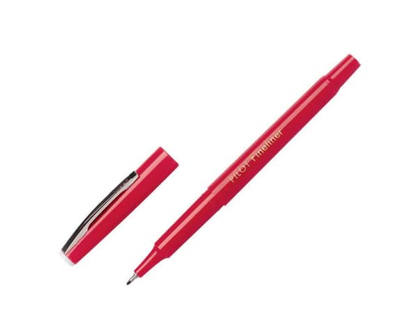 Fineliner PILOT 0,4 röd 12st
