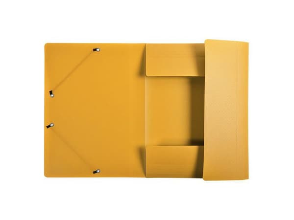 Gummibandsmapp 3-klaff A4 PP sorterade 25st