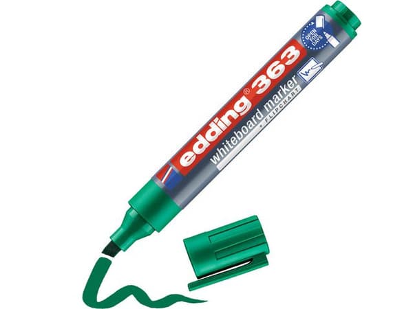 Whiteboardpenna EDDING 363 grön 10st