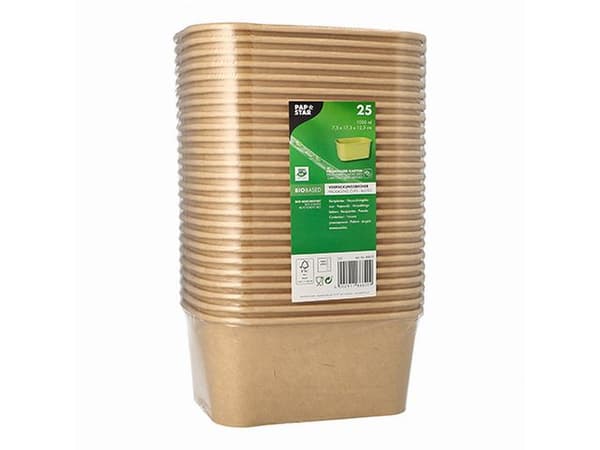 Matlåda PAPSTAR 1000ml 25/fp