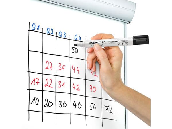 Whiteboardpenna LUMOCOLOR 351 rund 4/fp