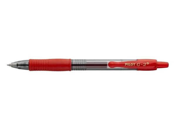 Gelpenna PILOT G2 Plus 0,7 röd 12st