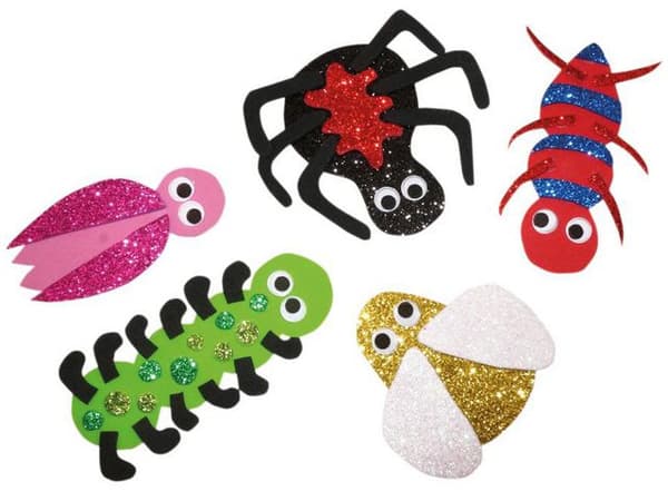 Mossgummi glitter 20x30cm 10/fp