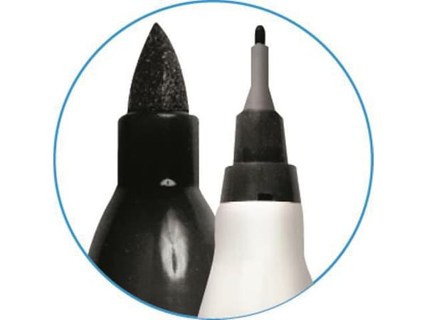 Märkpenna SHARPIE Twin Tip svart 12/fp