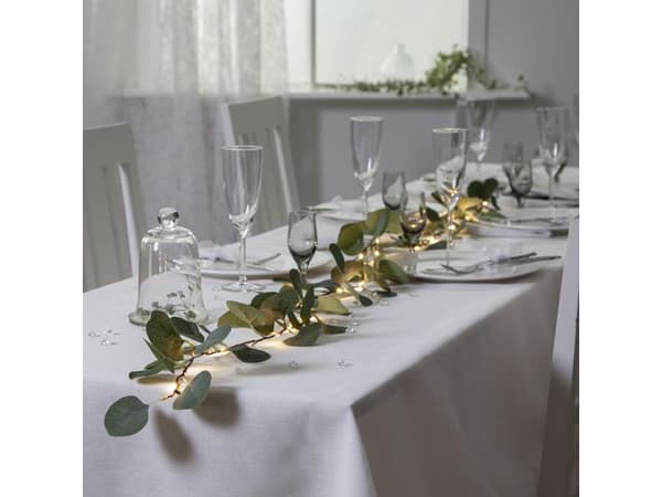 Ljusslinga Eucalyptus timer 180cm