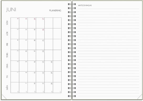 Kalender Study Story A5 blad 26/27