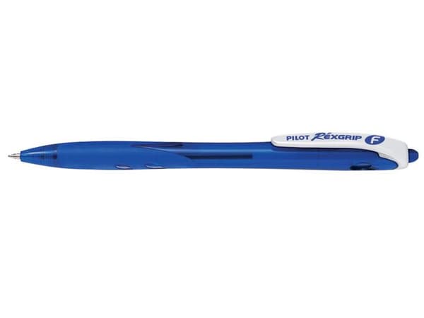 Kulpenna PILOT RexGrip fine 0,7 blå 10st