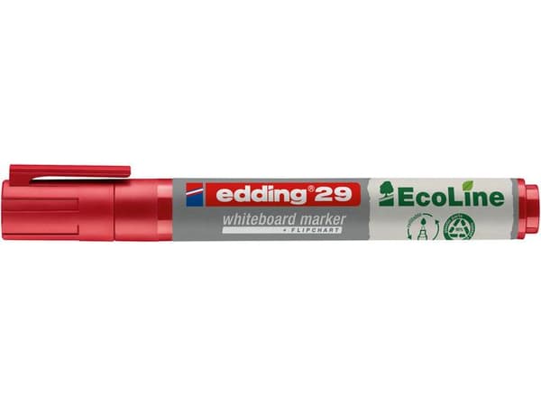 Whiteboardpenna EDDING Eco 29 röd 10st