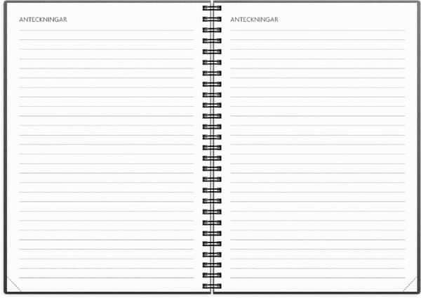 Kalender Få det gjort 2027 svart