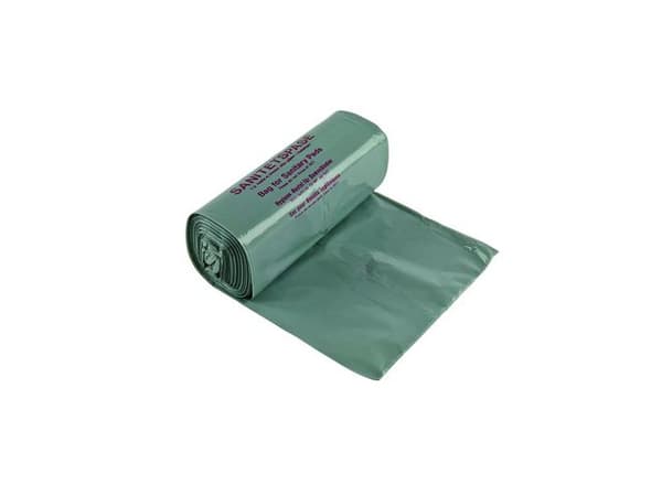 Sanitetspåse LLD 18L 25my grå text100/rl