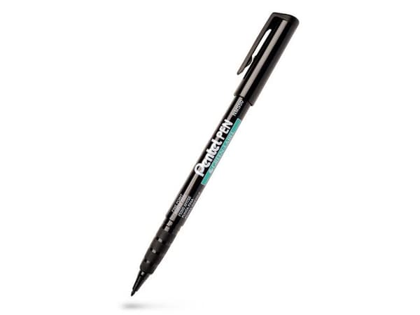 Märkpenna perm. PENTEL fine svart