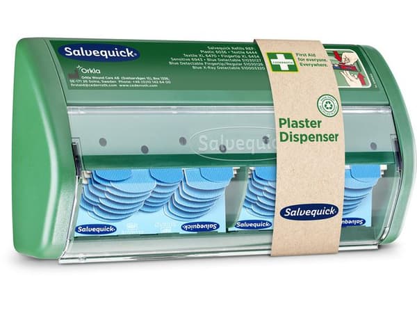 Plåsterautomat SALVEQUICK blå detekt.