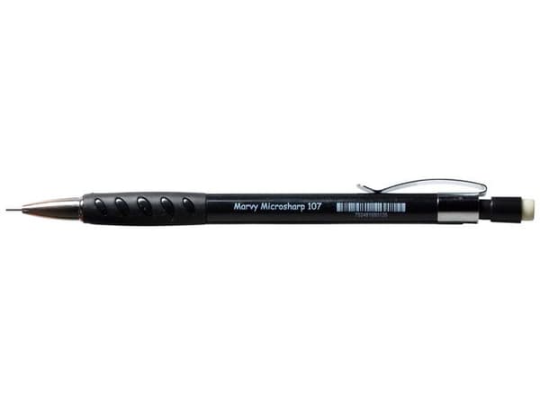 Stiftpenna MARVY Microsharp 0,7mm svart 50st
