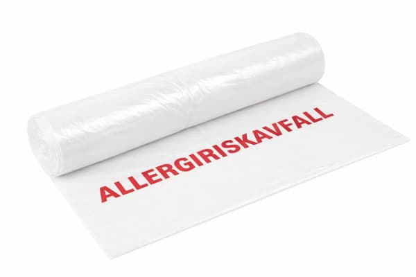Plastsäck All.riskav. 65L 70my vit 25/rl