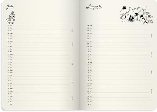 Kalender Mumin A5 2027