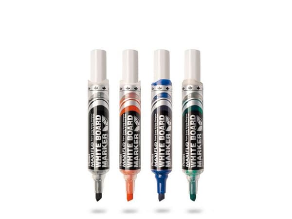 Whiteboardpenna PENTEL Maxiflo sned blå 12st