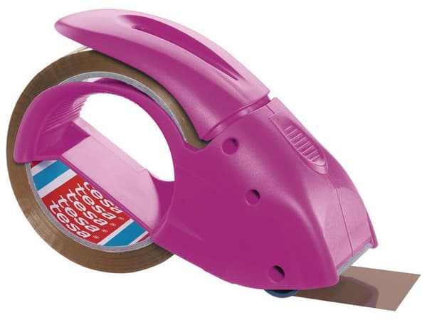 Tejphållare packtejp TESA Pack-n-Go rosa