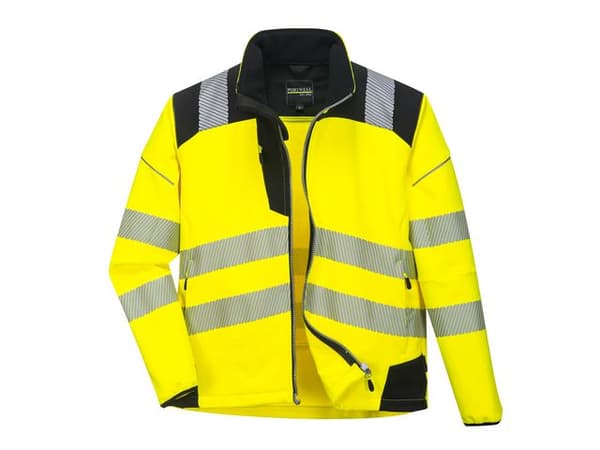 Varselsoftshell PW T402 Hi-Vi Kl 2/3 M