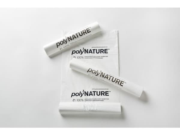 Plastsäck BIO POLYNAT 160L 20my vit10/rl 12st