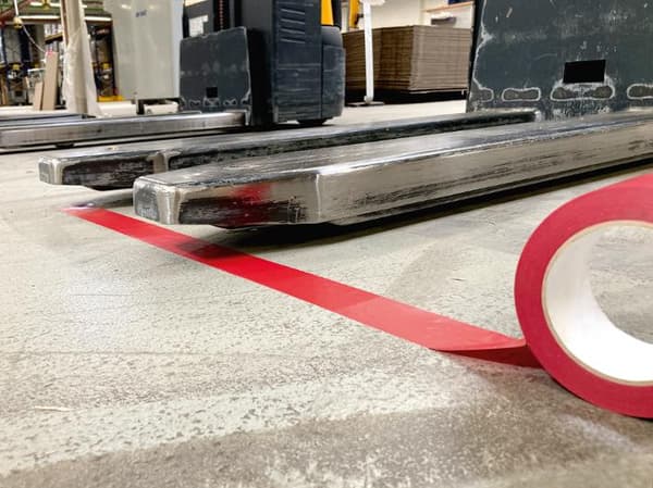Markeringstejp DURALINE 50mmx33m röd