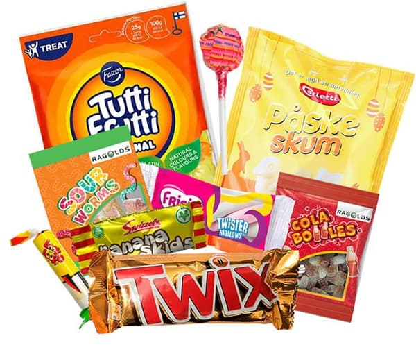 Godis Presentbox HULTEN Påsk 452g