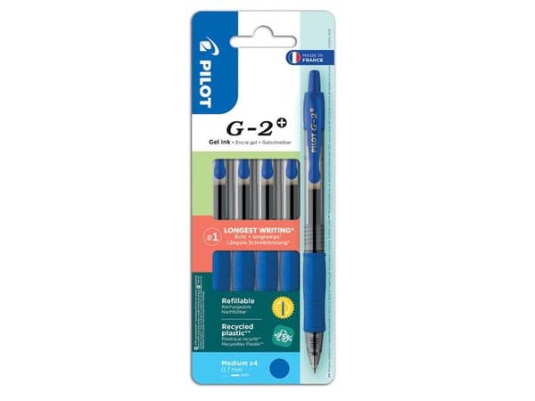 Gelpenna PILOT G2 Plus 0,7 blå 4/fp