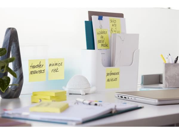Notes POST-IT SS Z-block 76x76mm gul 12st