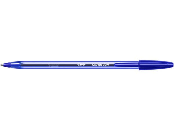 Kulpenna BIC Cristal Soft 1,2 blå 50st