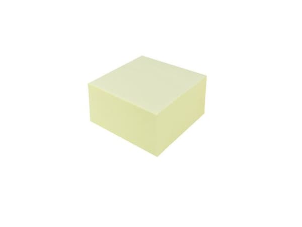 Notes LYRECO kub std 75x75mm gul