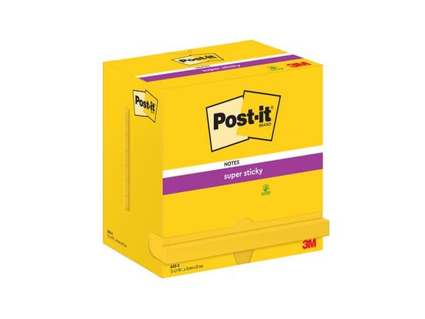 Notes POST-IT SS 76x127mm neongul 12st